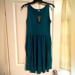 NWT Molerani Dark Teal Sundress (w/side pockets 🤗) - M